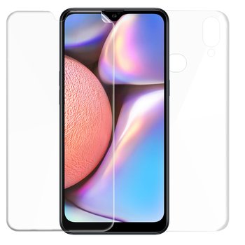 Microsonic Samsung Galaxy A10S Kavisli Ekran Koruyucu Film Seti - Ön ve Arka