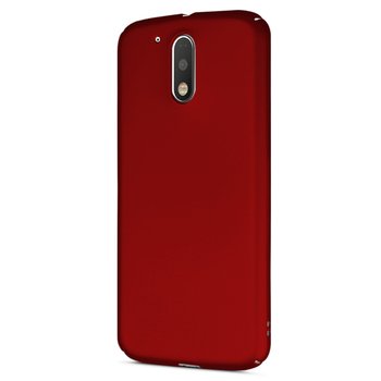 Microsonic Motorola Moto G4 Plus Kılıf Premium Slim Kırmızı