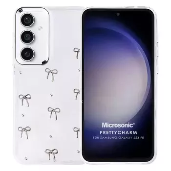 Microsonic Samsung Galaxy S23 FE Kılıf PrettyCharm Bow