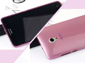 Microsonic Asus Zenfone 5 Kılıf Transparent Soft Pembe