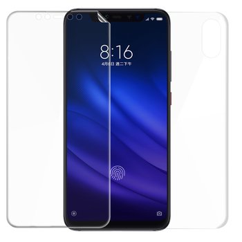 Microsonic Xiaomi Mi 8 Pro Kavisli Ekran Koruyucu Film Seti - Ön ve Arka