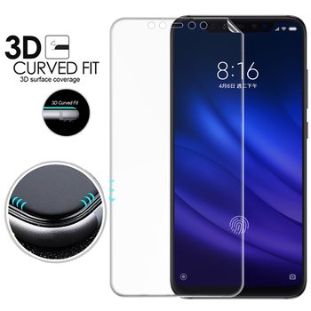 Microsonic Xiaomi Mi 8 Pro Kavisli Ekran Koruyucu Film Seti - Ön ve Arka