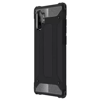 Microsonic Samsung Galaxy Note 10 Plus Kılıf Rugged Armor Siyah