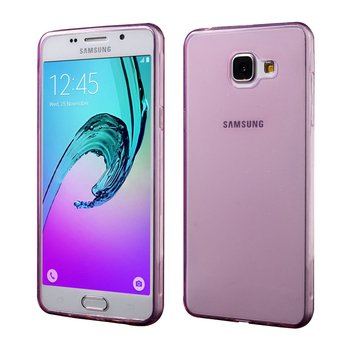 CaseUp Samsung Galaxy A5 2016 Kılıf Transparent Soft Pembe