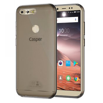 Microsonic Casper Via F2 Kılıf Transparent Soft Siyah