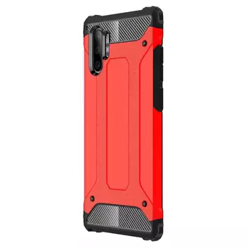 Microsonic Samsung Galaxy Note 10 Plus Kılıf Rugged Armor Kırmızı