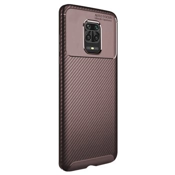 Microsonic Xiaomi Redmi Note 9 Pro Kılıf Legion Series Kahverengi