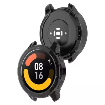 Microsonic Xiaomi Watch S1 Active Kılıf 360 Full Round Soft Silicone Füme