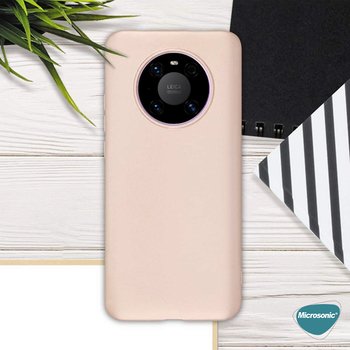 Microsonic Huawei Mate 40 Pro Kılıf Matte Silicone Siyah