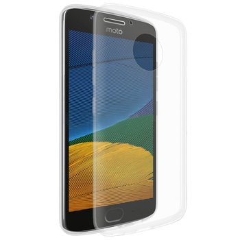 Microsonic Motorola Moto G5 Kılıf Transparent Soft Beyaz