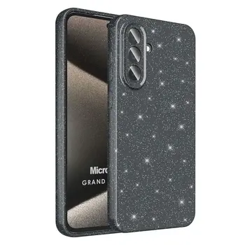 Microsonic Samsung Galaxy A36 Kılıf Grand Stardust Siyah