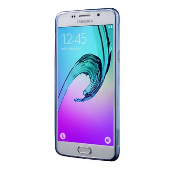 CaseUp Samsung Galaxy A7 2016 Kılıf Transparent Soft Mavi