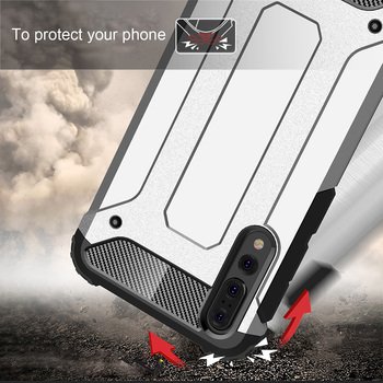 Microsonic Huawei P20 Pro Kılıf Rugged Armor Mavi