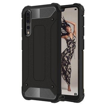 Microsonic Huawei P20 Pro Kılıf Rugged Armor Siyah