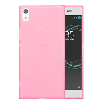 CaseUp Sony Xperia XA1 Ultra Kılıf Transparent Soft Pembe