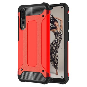 Microsonic Huawei P20 Pro Kılıf Rugged Armor Kırmızı