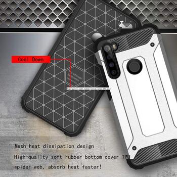 Microsonic Xiaomi Redmi Note 8 Kılıf Rugged Armor Kırmızı