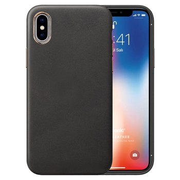 Microsonic Apple iPhone X Kılıf Luxury Leather Siyah