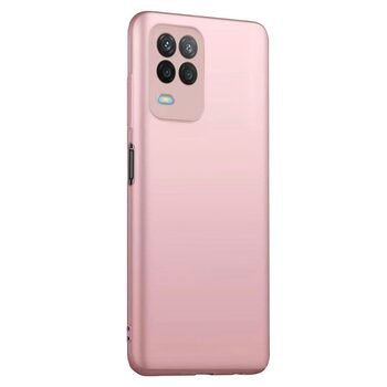 Microsonic Oppo A54 4G Kılıf Matte Silicone Rose Gold