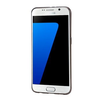 CaseUp Samsung Galaxy S7 Kılıf Transparent Soft Siyah