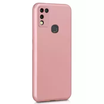 Microsonic Matte Silicone Infinix Hot 11 Play Kılıf Rose Gold