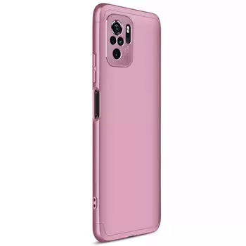 Microsonic Xiaomi Poco M5s Kılıf Double Dip 360 Protective Rose Gold