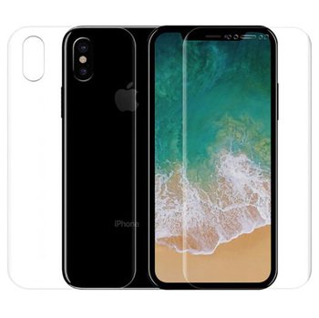 Microsonic Apple iPhone XS Kavisli Ekran Koruyucu Film Seti - Ön ve Arka