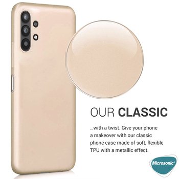 Microsonic Samsung Galaxy A32 5G Kılıf Matte Silicone Rose Gold