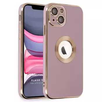 Microsonic Apple iPhone 14 Plus Kılıf Flash Stamp Pembe