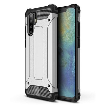 Microsonic Huawei P30 Pro Kılıf Rugged Armor Gümüş