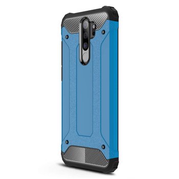 Microsonic Xiaomi Redmi Note 8 Pro Kılıf Rugged Armor Mavi