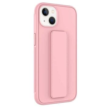 Microsonic Apple iPhone 14 Plus Kılıf Hand Strap Rose Gold