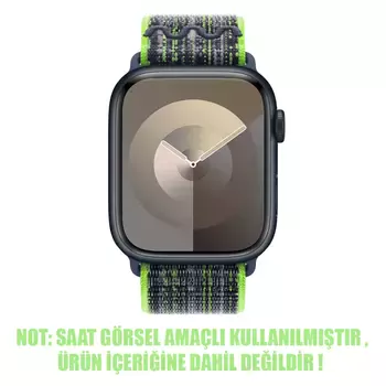 Microsonic Apple Watch Ultra 2 Kordon Terra Sport Loop Yeşil