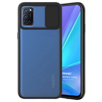 Microsonic Oppo A92 Kılıf Slide Camera Lens Protection Siyah