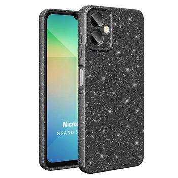 Microsonic Samsung Galaxy A06 Kılıf Grand Stardust Siyah