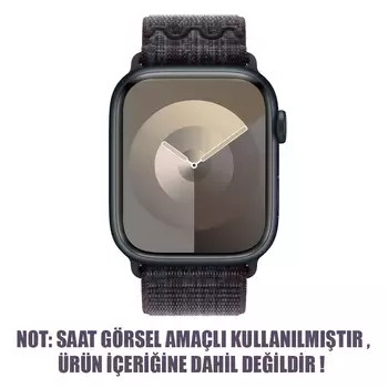 Microsonic Apple Watch Ultra 2 Kordon Terra Sport Loop Siyah