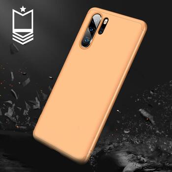 Microsonic Huawei P30 Pro Kılıf Double Dip 360 Protective AYS Gold