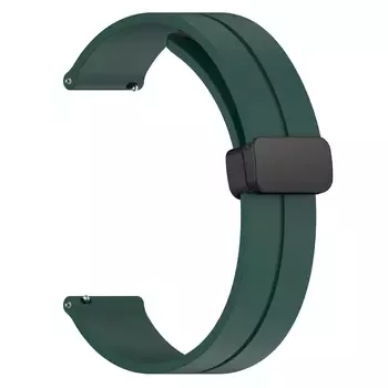 Microsonic Huawei Watch 5 46mm Kordon Ribbon Line Koyu Yeşil