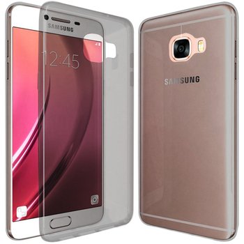 CaseUp Samsung Galaxy C5 Kılıf Transparent Soft Siyah