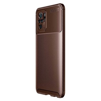 Microsonic Xiaomi Redmi Note 10 Kılıf Legion Series Kahverengi