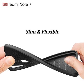 CaseUp Xiaomi Redmi Note 7 Kılıf Niss Silikon Siyah