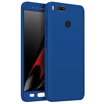 Microsonic Xiaomi Mi A1 Full Kılıf Komple Gövde Koruma Lacivert