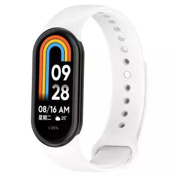 Microsonic Xiaomi Mi Band 9 Silikon Kordon Beyaz