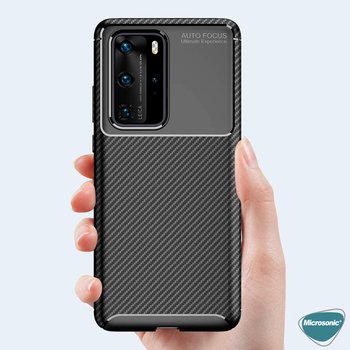 Microsonic Huawei P40 Pro Kılıf Legion Series Kahverengi