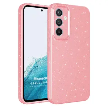 Microsonic Samsung Galaxy A35 Kılıf Grand Stardust Pembe
