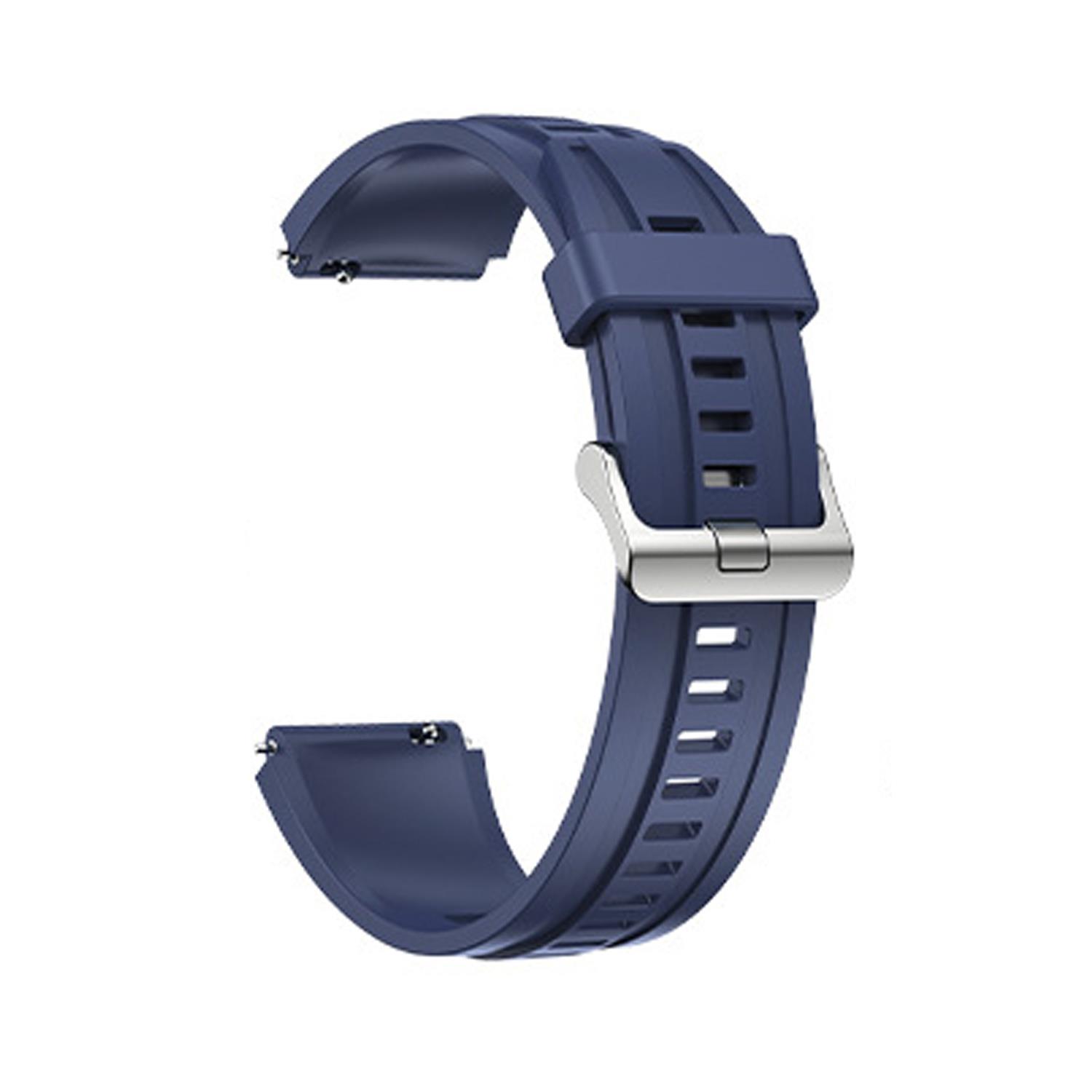 Microsonic Huawei Watch Ultimate 2 Kordon, Silicone Sport Band Lacivert