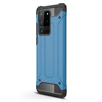 Microsonic Samsung Galaxy S20 Ultra Kılıf Rugged Armor Mavi