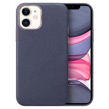 Microsonic Apple iPhone 11 Kılıf Luxury Leather Lacivert