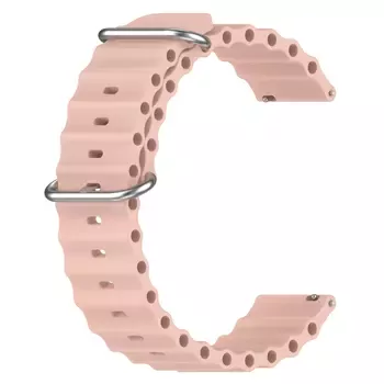Microsonic Huawei Watch 5 46mm Kordon Ocean Band Pembe