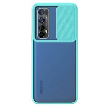 Microsonic Realme 7 Kılıf Slide Camera Lens Protection Turkuaz